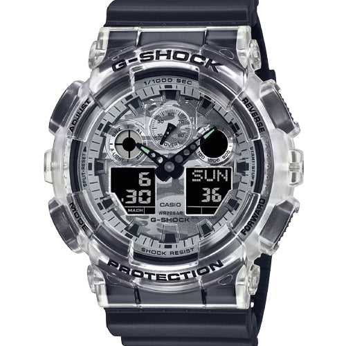 Casio G-Shock GA-100 Series Grey Dial Men 51.2mm G1281 GA-100SKC-1A