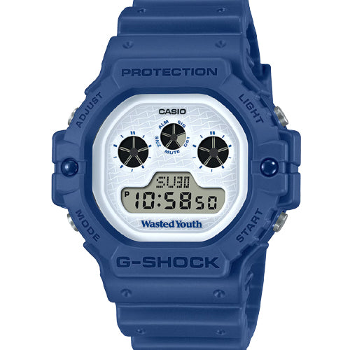 Casio G-Shock Wasted Youth Collaboration Model 5900 Series White Dial Men 46.8mm G1327 DW-5900WY-2