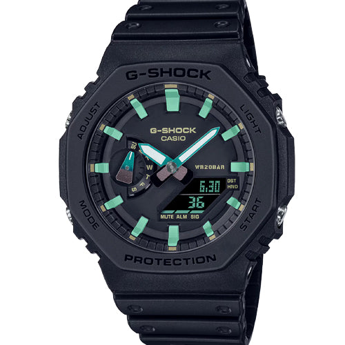 Casio G-Shock 2100 Series Black Dial Men 45.4mm G1388 GA-2100RC-1A