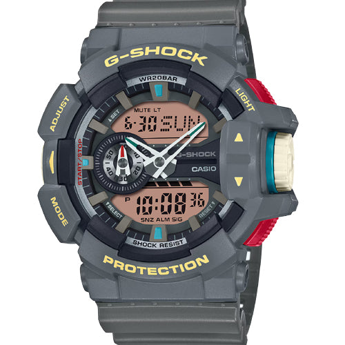 Casio G-Shock GA-400 Series Grey Dial Men 51.9mm G1429 GA-400PC-8A