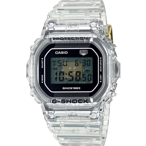 Casio G-Shock G-SHOCK 40th Anniversary CLEAR REMIX 5000 Series Transparent Dial Men 42.8mm G1438 DW-5040RX-7