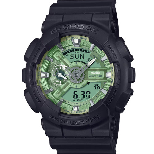 Casio G-Shock 10 Series Green Dial Men 51.2mm G1519 GA-110CD-1A3
