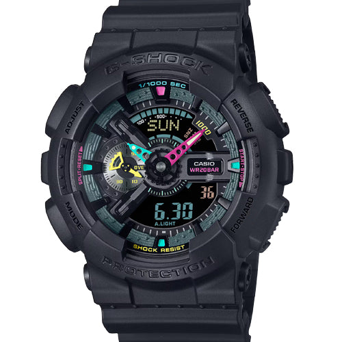 Casio G-Shock 110 Series Black Dial Men 51.2mm G1550 GA-110MF-1A