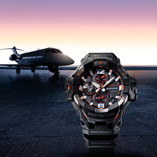 Casio G-Shock MASTER OF G - AIR GRAVITYMASTER Black Dial Men 54.7mm G1