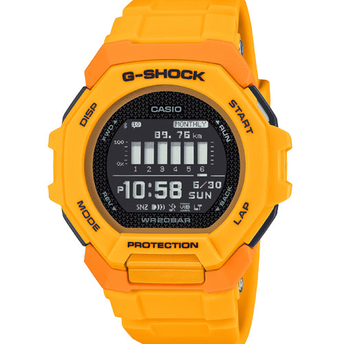 Casio G-Shock G-SQUAD GBD-300 Series Black Dial Men 47.4mm G1588 GBD-300-9