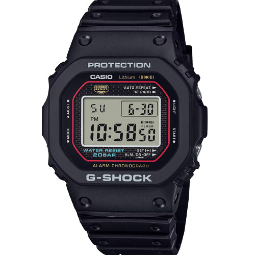 Casio G-Shock Re-creating the original design of the first G-SHOCK 5000 Series Black Dial Men 42.3mm G1660 DW-5000R-1A