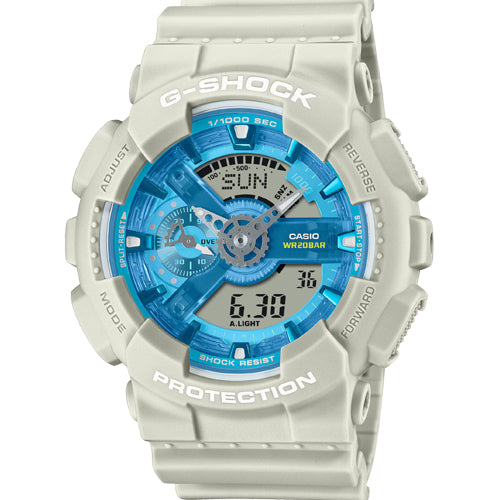 Casio G-Shock 110 Series Blue Dial Men 51.2mm G1682 GA-110AS-5A