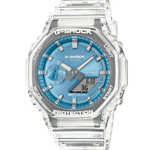 Casio G-Shock 2100 Series Blue Dial Men 45.4mm G1690 GA-2100BM-7A2