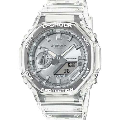 Casio G-Shock 2100 Series Silver Dial Men 45.4mm G1691 GA-2100BM-7A8