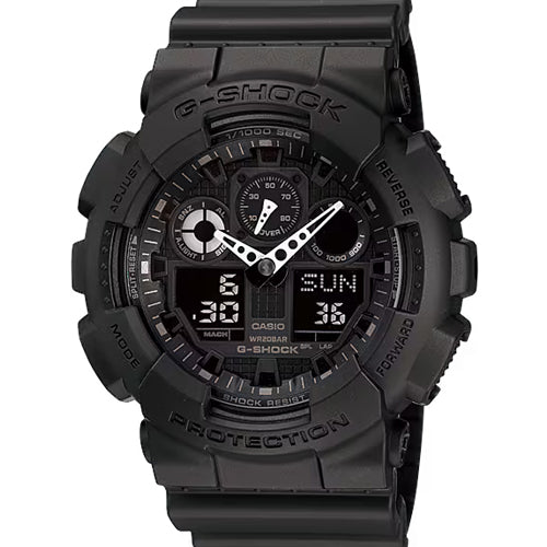 Casio G-Shock GA-100 Series Black Dial Men 51.2mm G270 GA-100-1A1