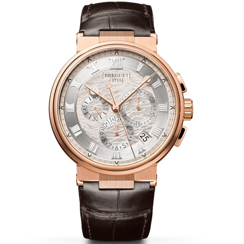 Breguet Marine Silver Dial Men 42.3 mm
