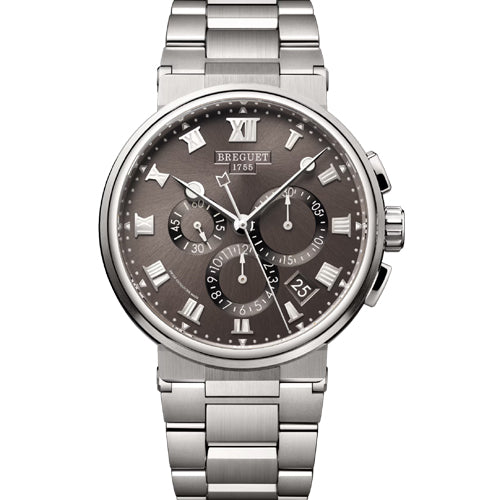 Breguet Marine Chronograph 5527 Slate Dial Men 42.3mm G5527TIG2TW0