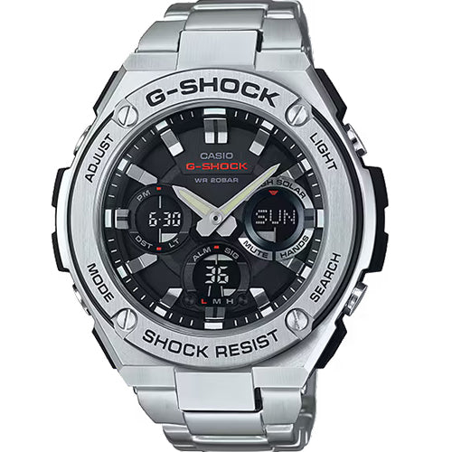 Casio G-Shock G-STEEL GST-S110 Series Black Dial Men 52.4mm G604 GST-S110D-1A