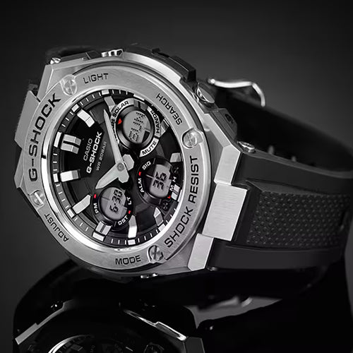 Casio G-Shock G-STEEL GST-S110 Series Black Dial Men 52.4mm G609 GST-S