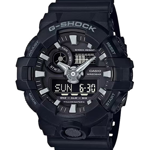 Casio G-Shock Black Dial Men 53.4mm G715 GA-700-1B