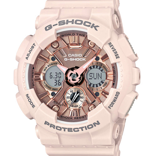 Casio G-Shock Rose Gold Dial Women 45.9mm G732 GMA-S120MF-4A