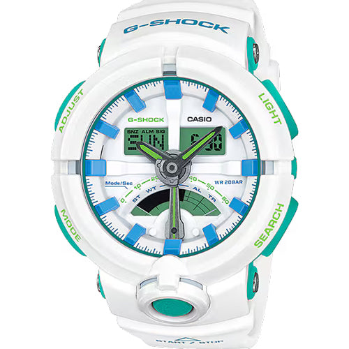 Casio G-Shock GA-500 Series White Dial Men 48.9mm G746 GA-500WG-7A