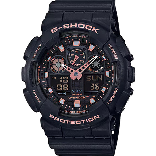 Casio G-Shock GA-100 Series Black Dial Men 51.2mm G779 GA-100GBX-1A4