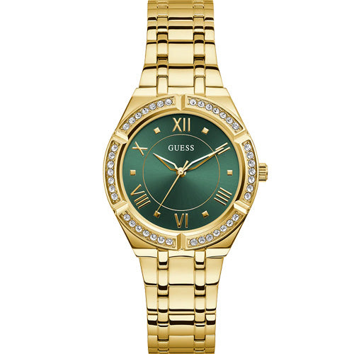 Guess Cosmo Green Dial Women 36mm GW0033L8