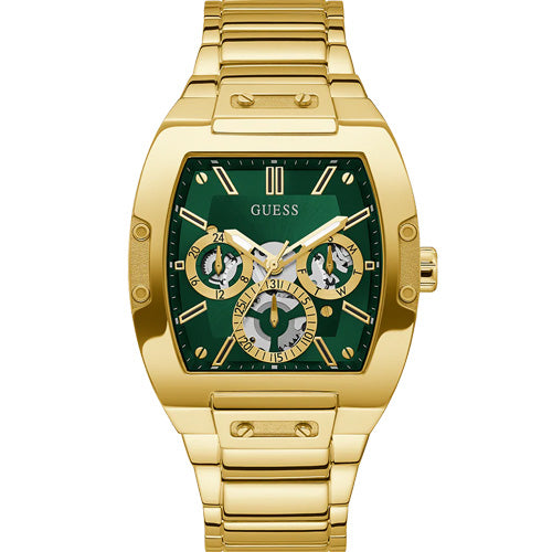 Guess Phoenix Green Dial Men 41.5mm GW0456G3