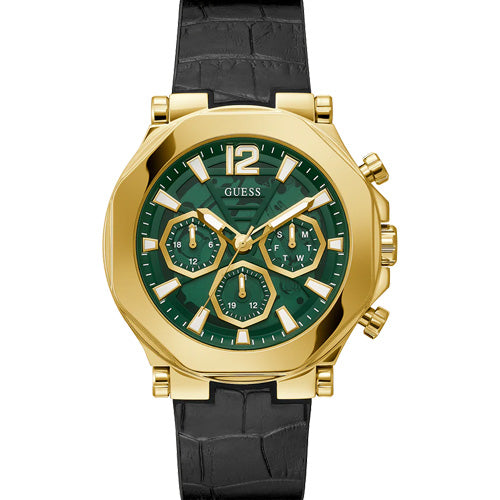 Guess Edge Green Dial Men 46mm GW0492G3