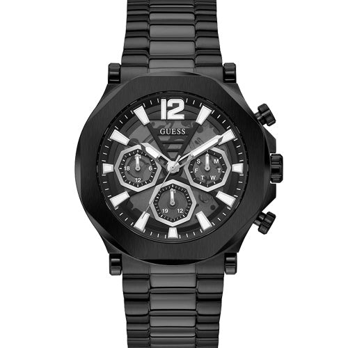 Guess Edge Black Dial Men 46mm GW0539G3