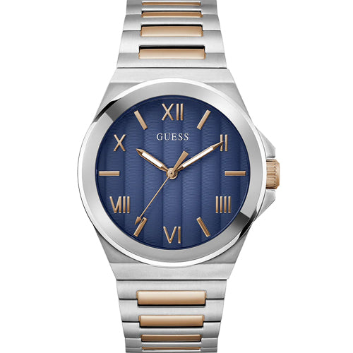 Guess Vinyl Blue Dial Men 44mm GW0789G4