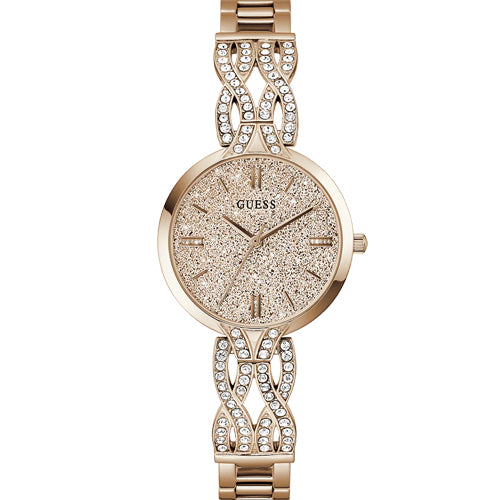 Guess Coral Rose Gold Dial Women 32mm GW0868L4