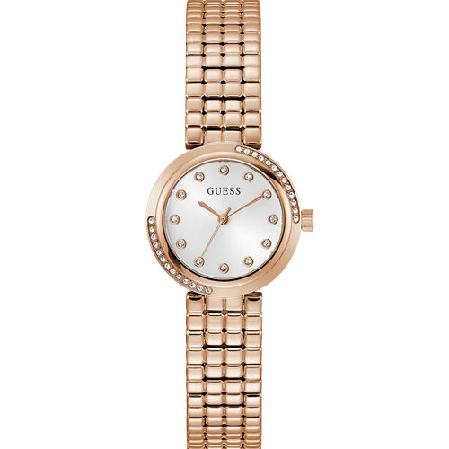 Guess Clara White Dial Women 28mm GW0930L3