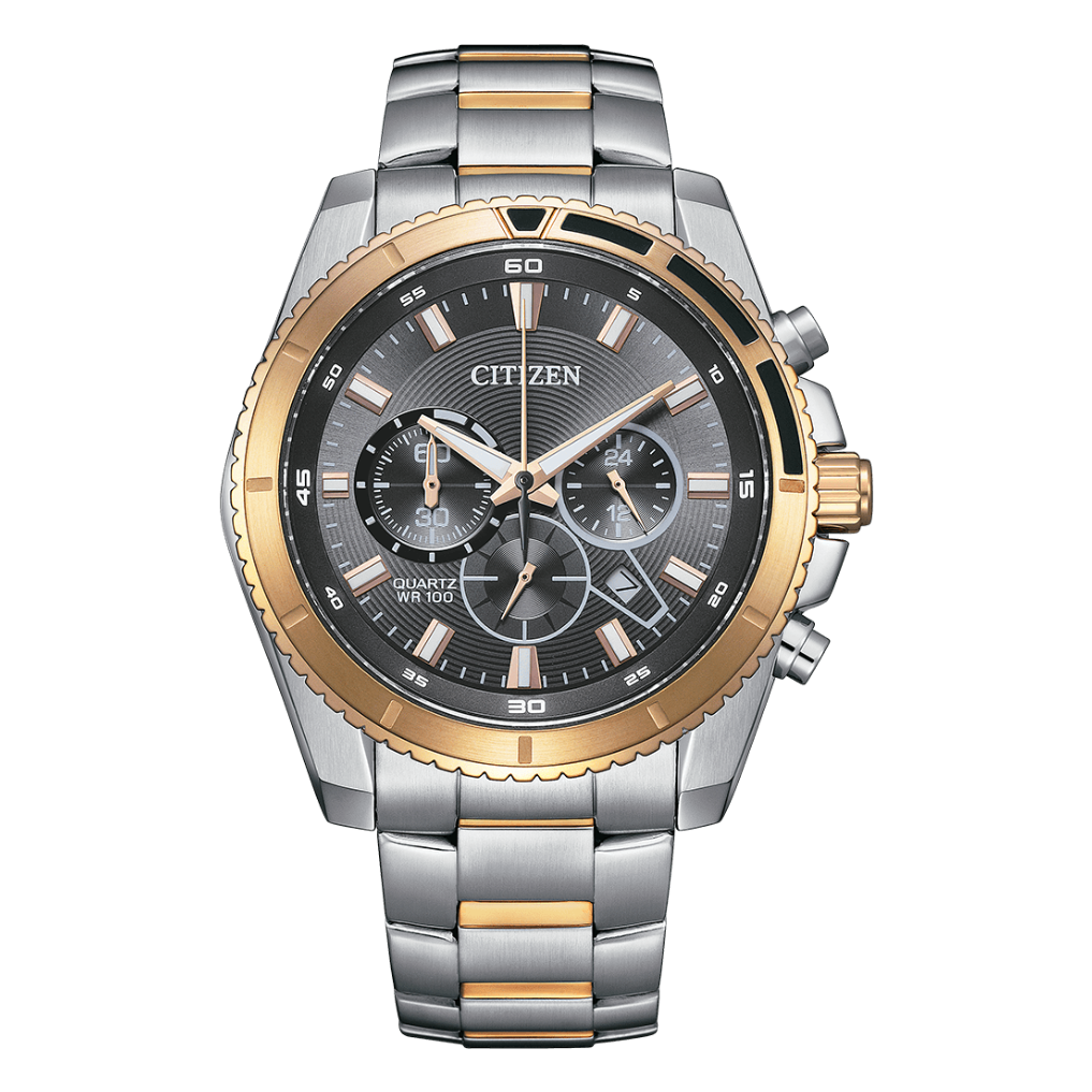 Citizen Quartz Grey Dial Quartz Men 44mm AN8204-59H