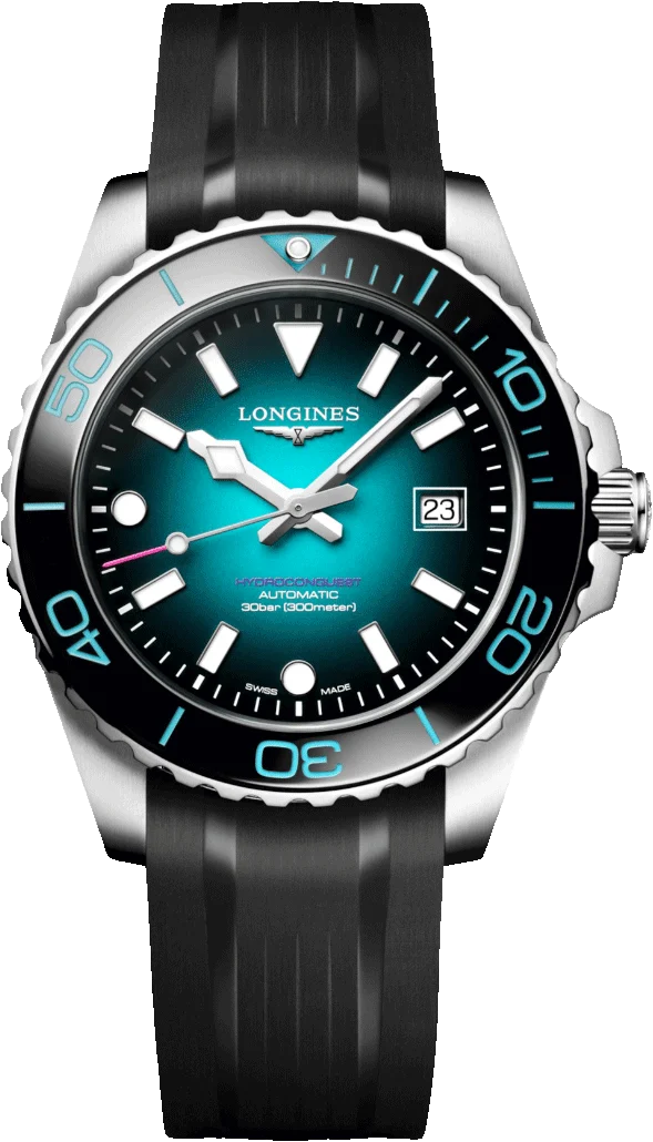 Longines HydroConquest 2026 Common Wealth Games Teal Gradient Lacquered Polished Dial Men 42mm L37884099