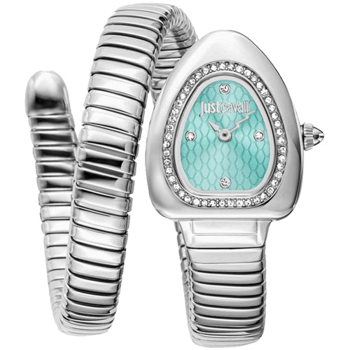 Just Cavalli Snake Turquoise Dial Women 22mm JC1L249M0015