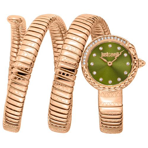 Just Cavalli Enchanting Green Dial Women 23mm JC1L302M0045