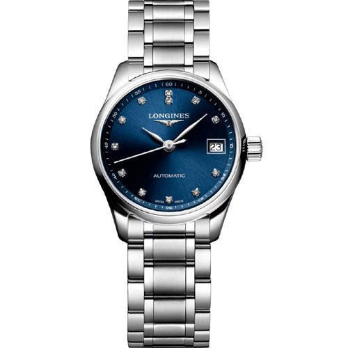 Longines Master Collection Sunray Blue Dial Women 25.5mm