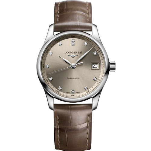 Longines Master Collection Beige Dial Women 34mm
