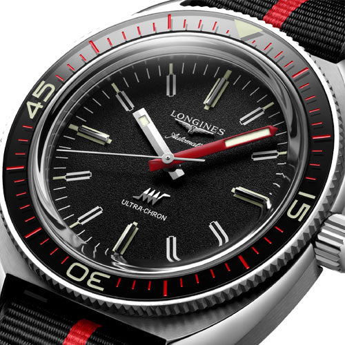 Longines Ultra-Chron Box Edition Black Dial Men's Watch 43mm