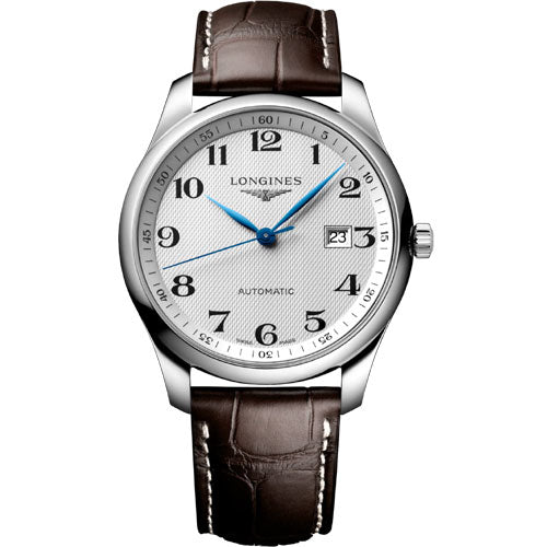 Longines Master Collection Silver Barleycorn Dial Men 42mm