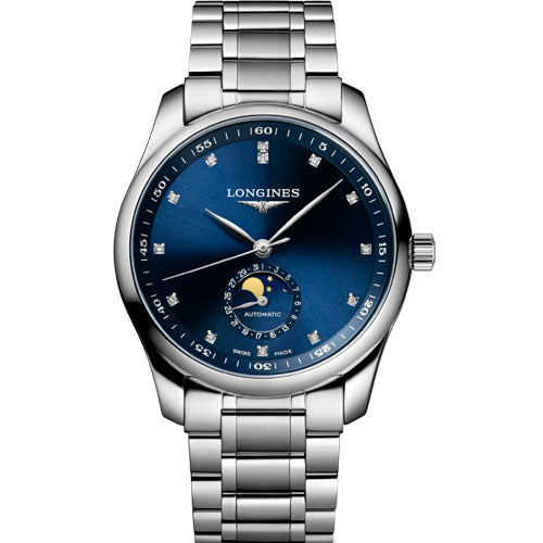 Longines Master Collection Sunray Blue Dial Men 40mm