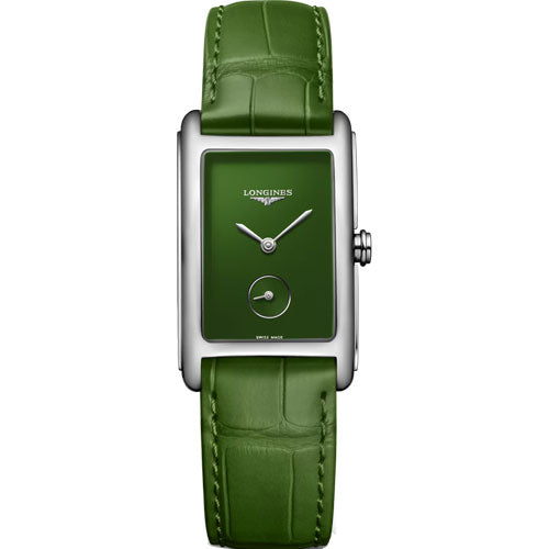 Longines Dolcevita Green Lacquered Polished Dial Women 23.3mm