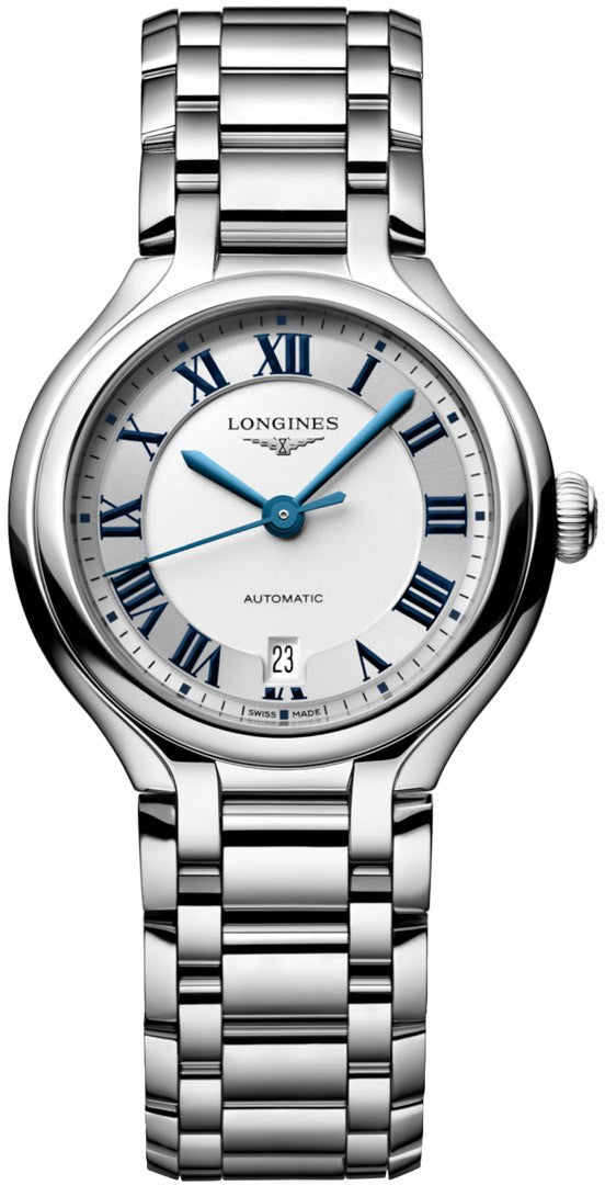 Longines PrimaLuna Sunray Silver Dial Women 30mm L81234716