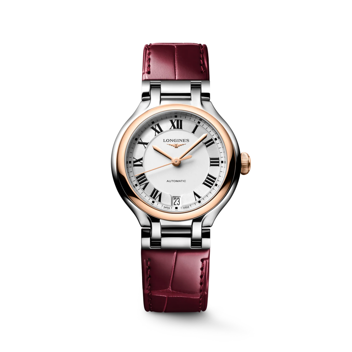 Longines PrimaLuna Sunray Silver Dial Women 34mm L81245712 zimson