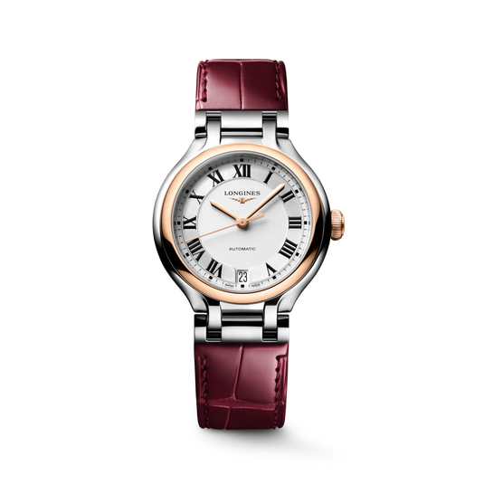 Longines PrimaLuna Sunray Silver Dial Women 34mm L81245712 zimson