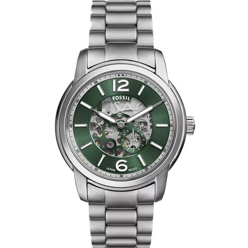 Fossil Heritage Green Dial Men 43mm ME3262