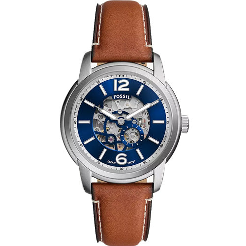 Fossil automatic watch blue best sale