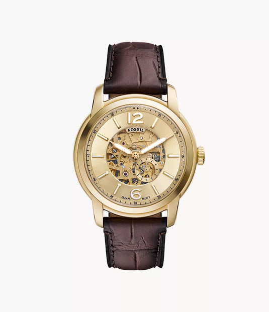 Fossil Heritage Gold Dial Men ME3279 44mm