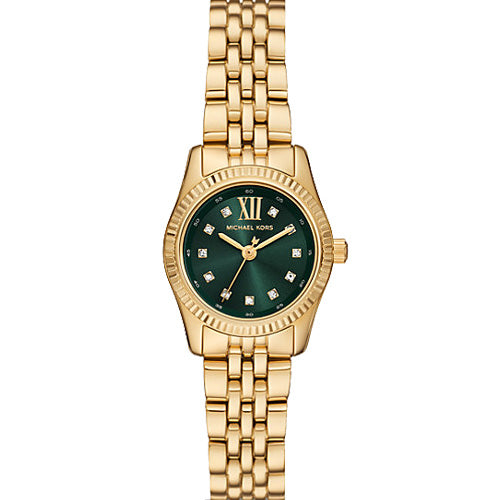 Michael Kors Petite Lexington Green Dial Women 26mm MK4842 Zimson Watch Store