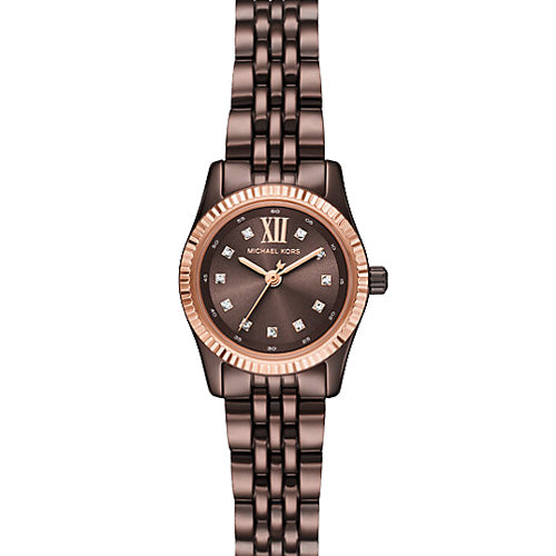 Michael Kors Petite Lexington Brown Dial Women 26mm MK4844