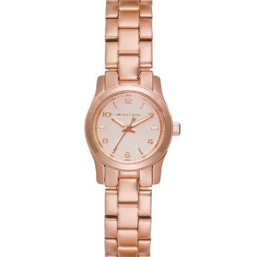 Michael kors petite rose gold watch best sale