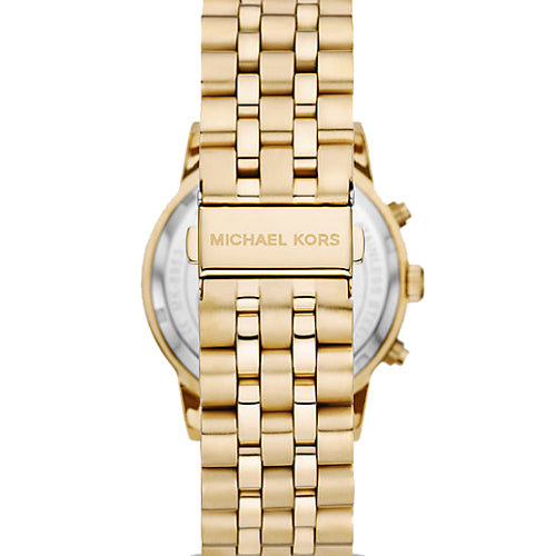 Michael Kors Oversized Hutton Chronograph Dated Gold Dial Men 43mm MK8