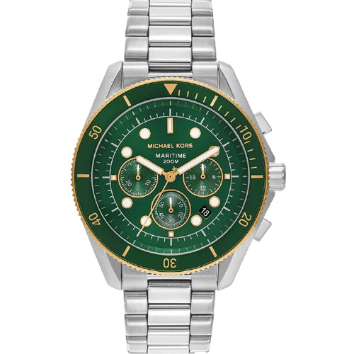 Michael Kors Oversized Maritime Green Dial Men 45mm MK9215